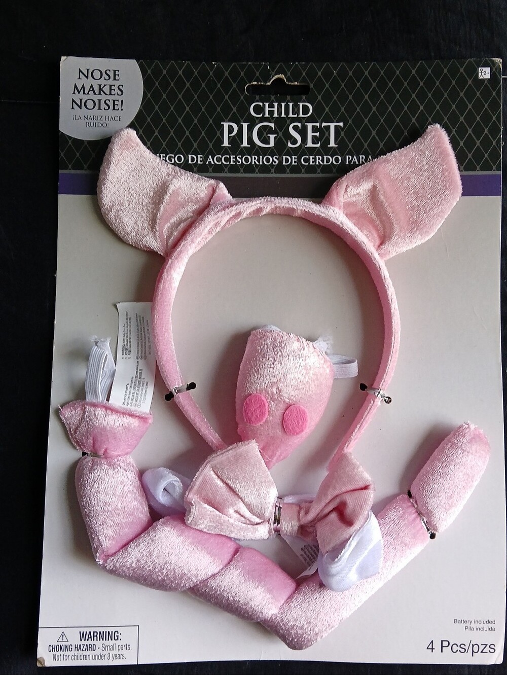 Child Pig Costume Set for Kids - Pink